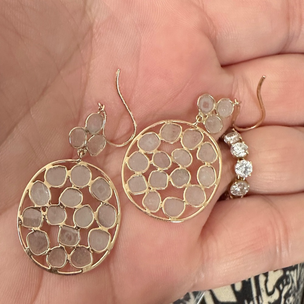 Elegant Gold diamond  Earrings